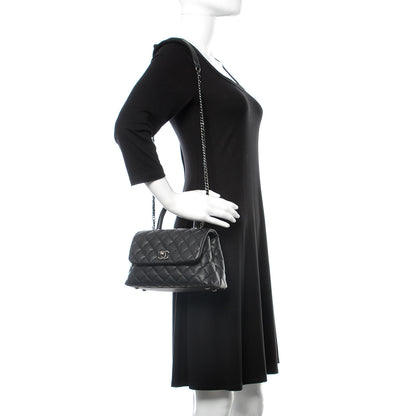 Chanel Caviar Quilted Mini Coco Handle Flap Black 2 of 7