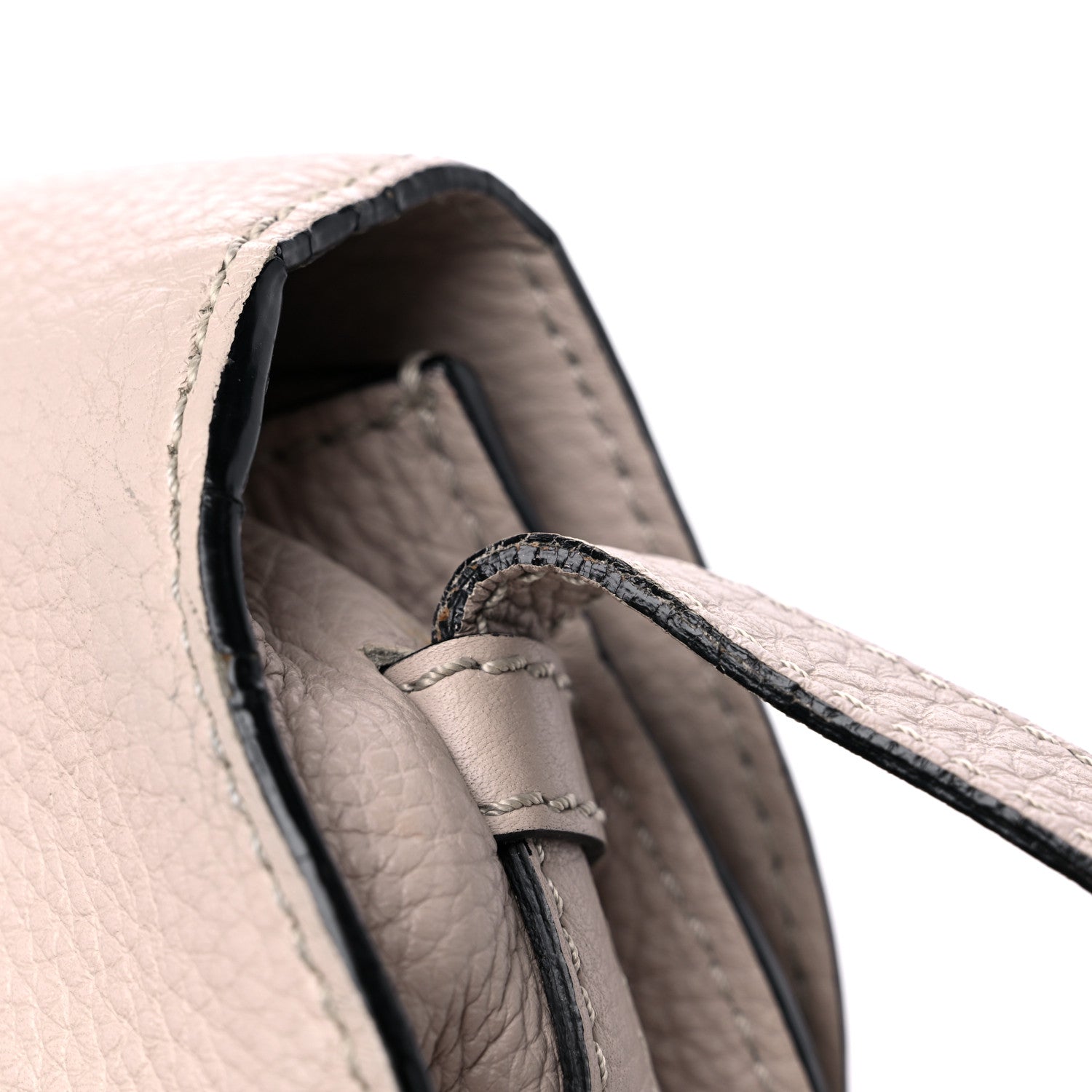Chloe Calfskin Mini Marcie Round Crossbody Bag Pastel Grey 10 of 10