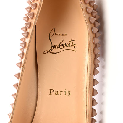 Christian Louboutin Patent Alti Spikes 140 Pumps 36.5 Nude 7 of 12