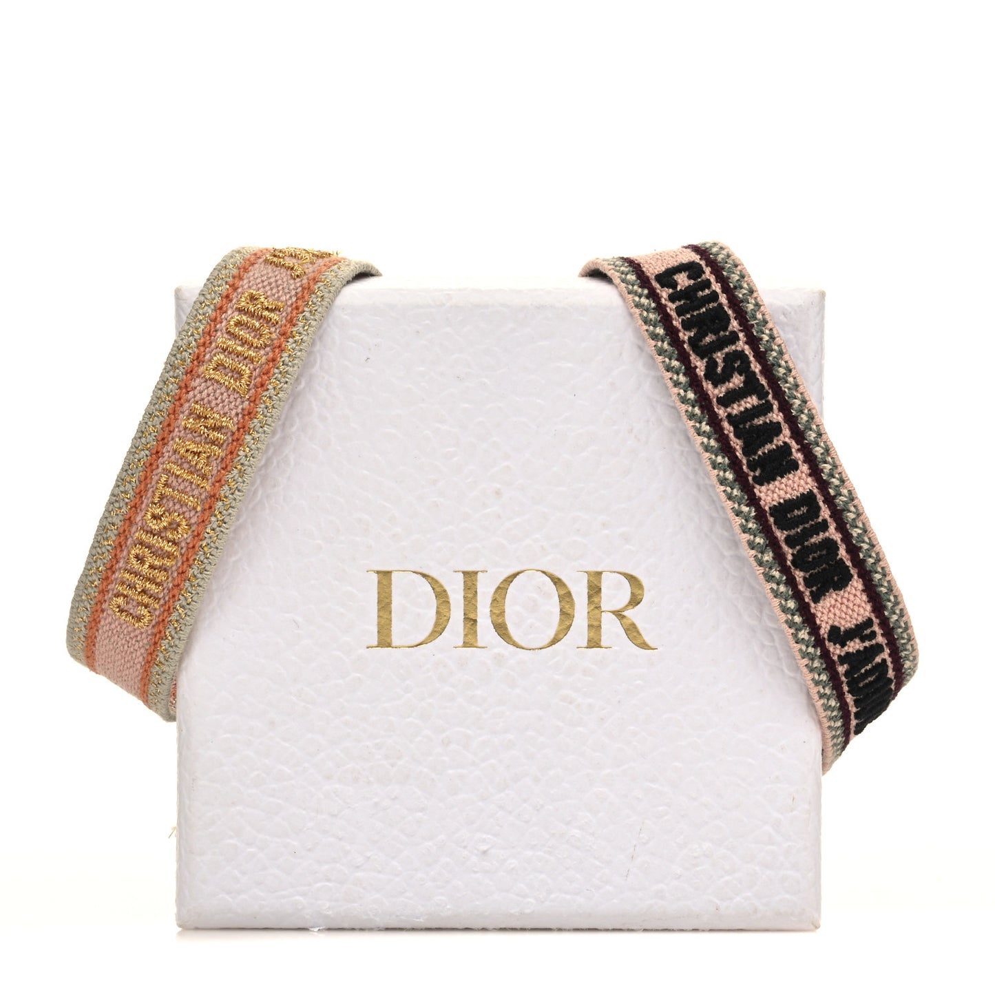 Woven Cotton J'Adior Friendship Bracelet Set Nude