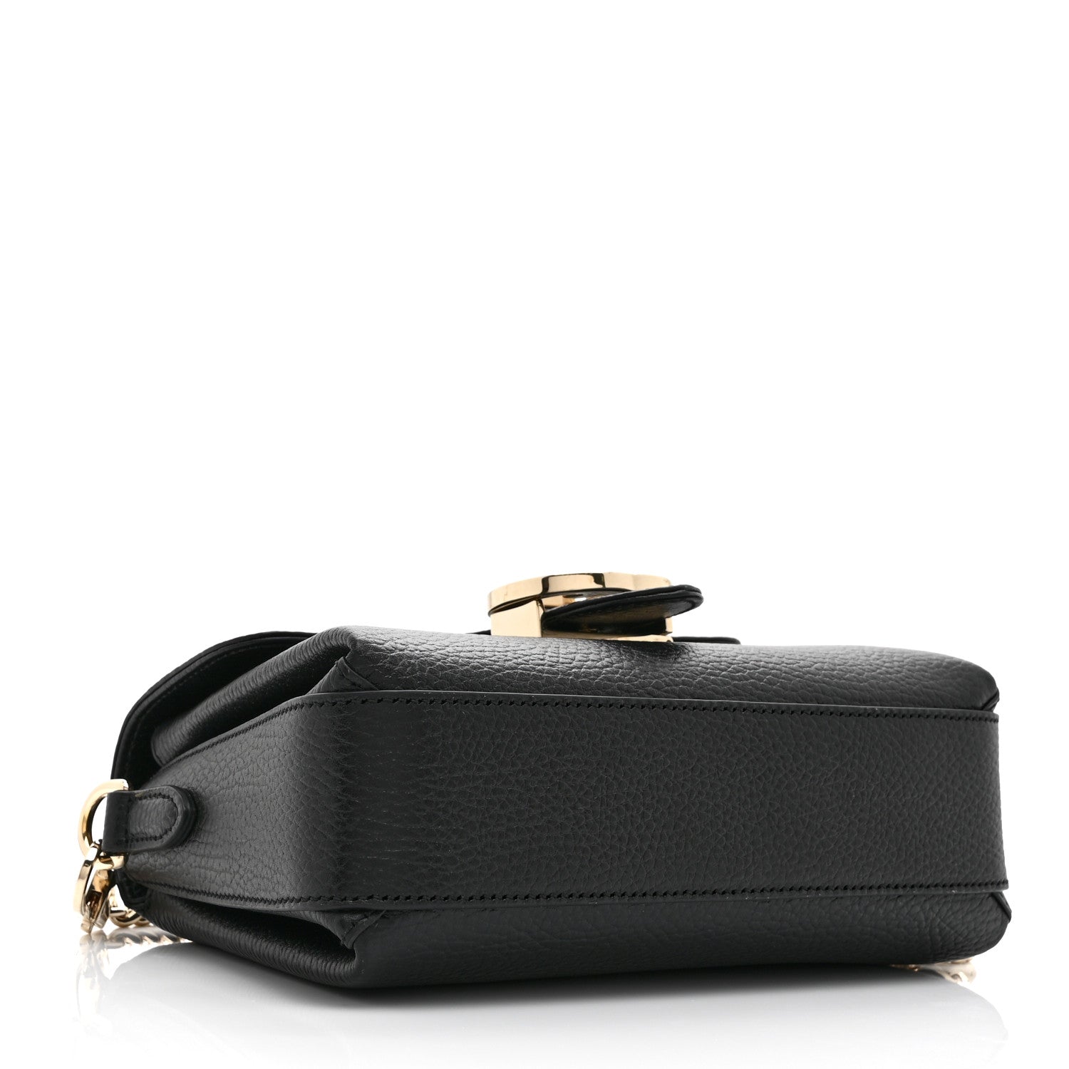 Gucci Dollar Calfskin Interlocking G Crossbody Bag Black 4 of 11