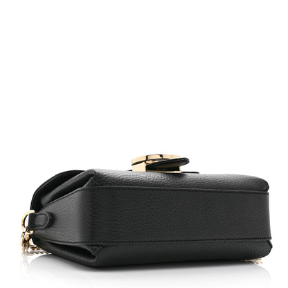 Gucci Dollar Calfskin Interlocking G Crossbody Bag Black 4 of 11