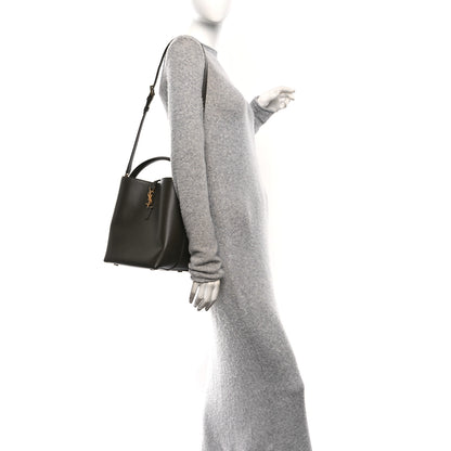 Saint Laurent Shiny Calfskin Le 37 Bucket Bag Deep Musk 2 of 14