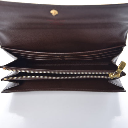 Louis Vuitton Damier Ebene Sarah Wallet 5 of 10