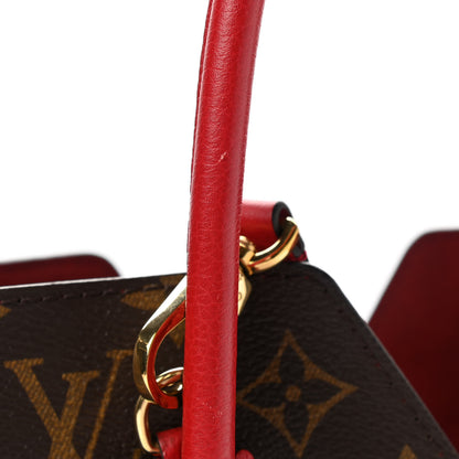 Louis Vuitton Calfskin Monogram Kimono Tote PM Cherry 12 of 13