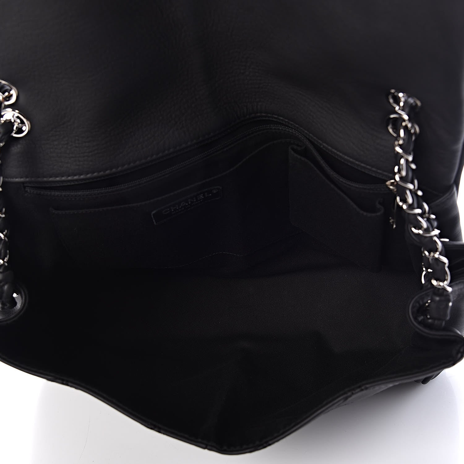 Chanel Calfskin Large Darjeeling Flap Black 5 of 9