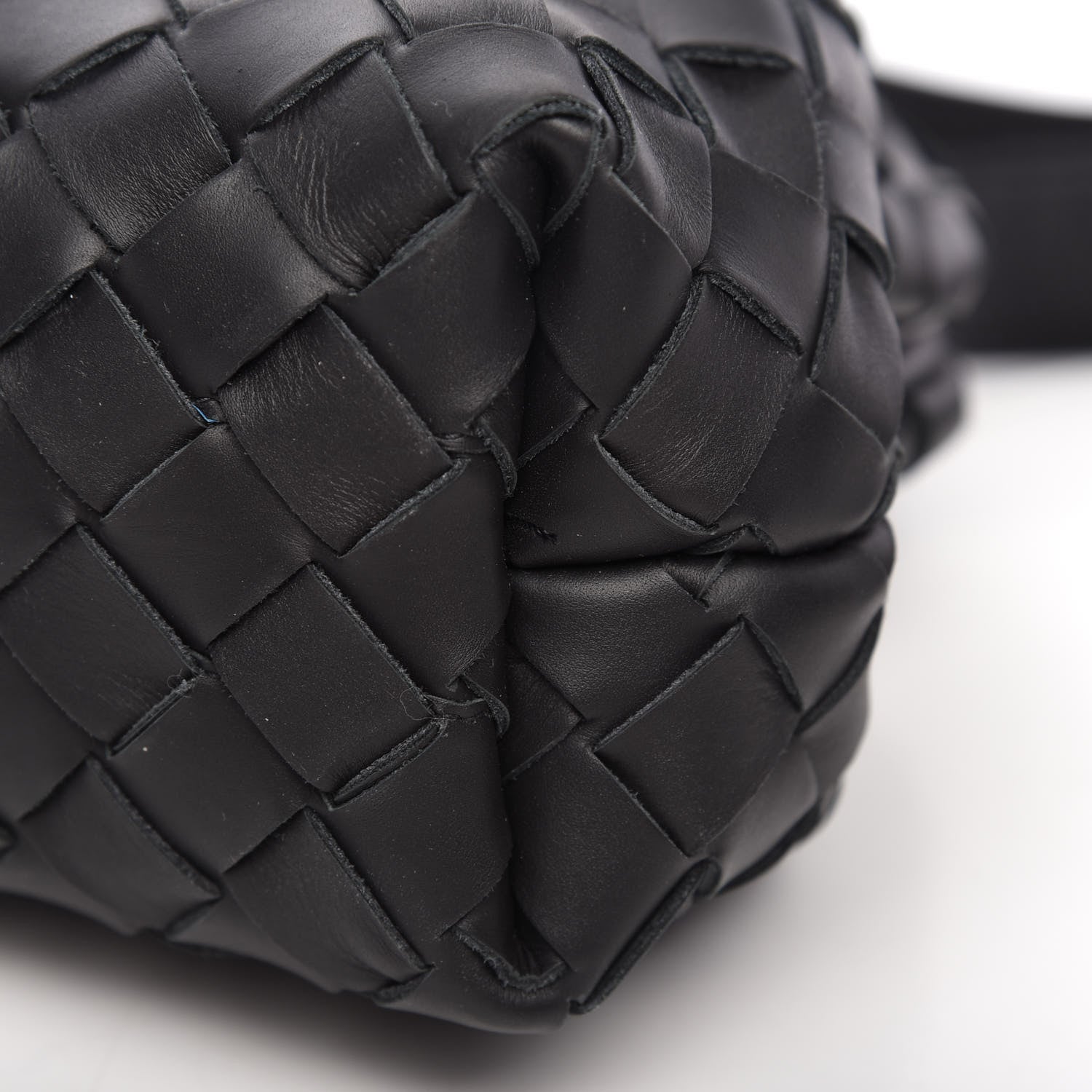 Bottega Veneta Calfskin Intrecciato Crossbody Black 12 of 12