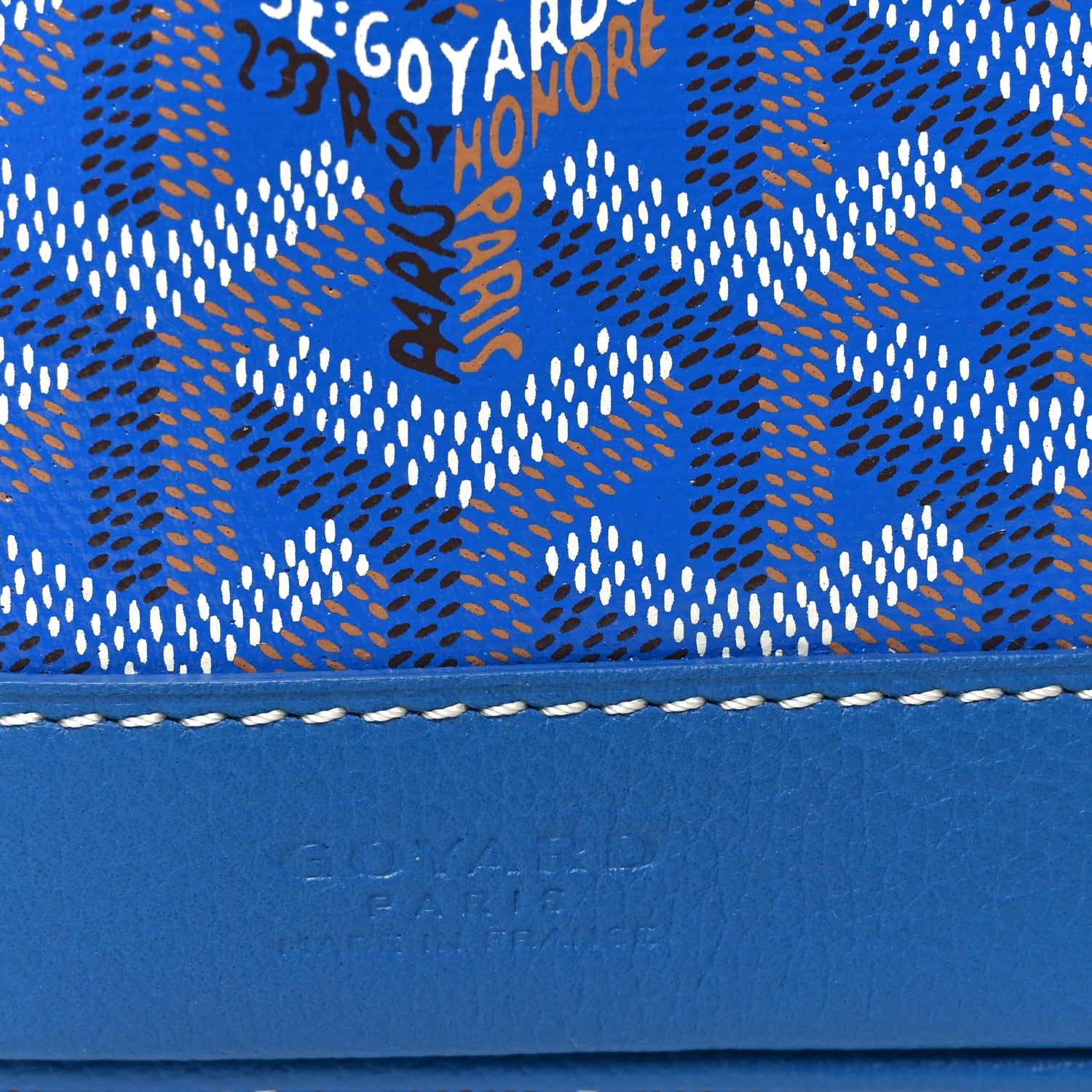 Goyard Goyardine Petit Flot Bucket Bag PM Sky Morning 6 of 9