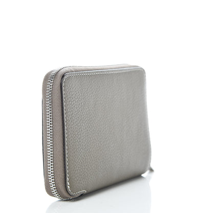 Celine Drummed Calfskin Zip Around Multifunction Wallet Souris 3 of 7
