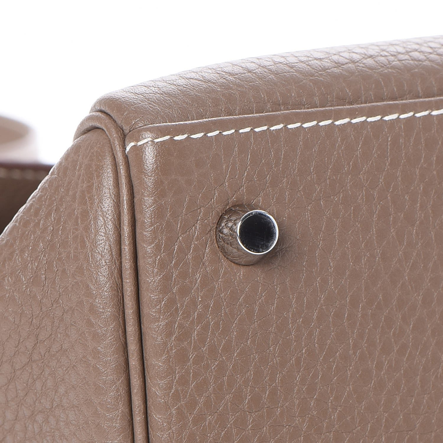 Hermes Taurillon Clemence Retourne Kelly 40 Etoupe 36 of 36