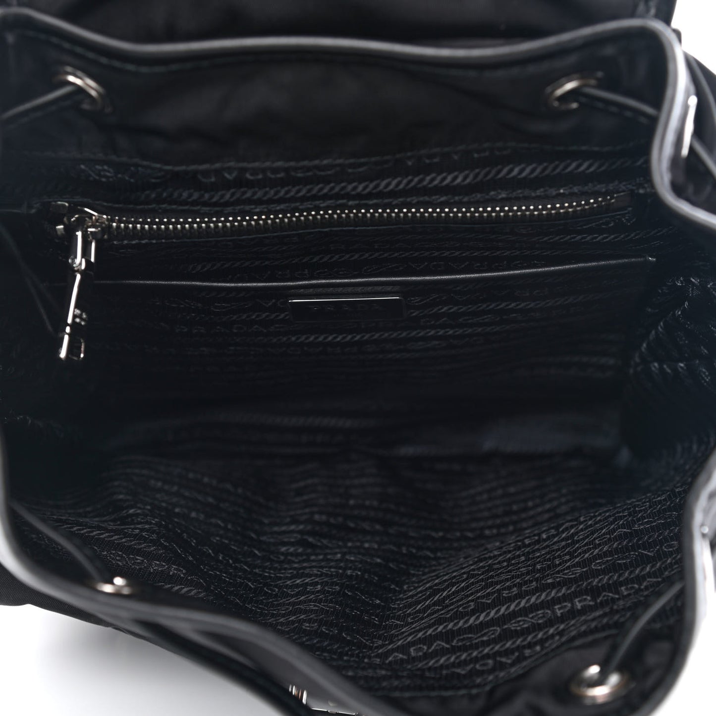 Tessuto Nylon Vitello Backpack Black