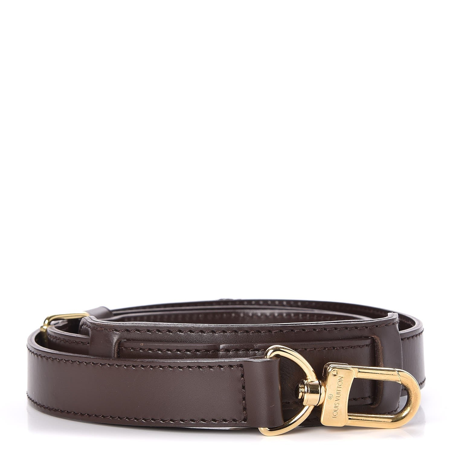 Louis Vuitton Calfskin 25mm Adjustable Shoulder Strap Brown 1 of 4