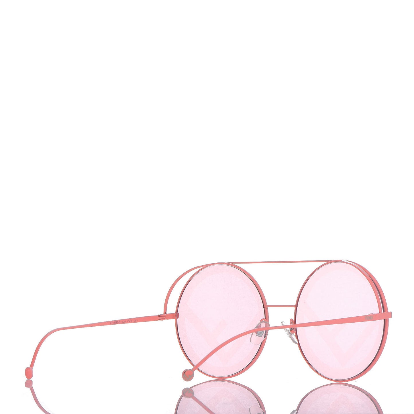 Round Frame Printed Run Away Sunglasses FF 0285/S Pink