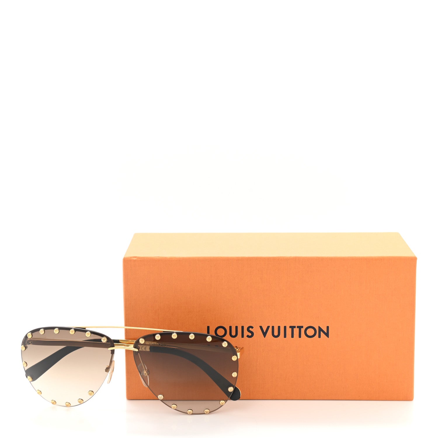 Louis Vuitton The Party Aviator Gradient Sunglasses Z0926U Brown 8 of 8