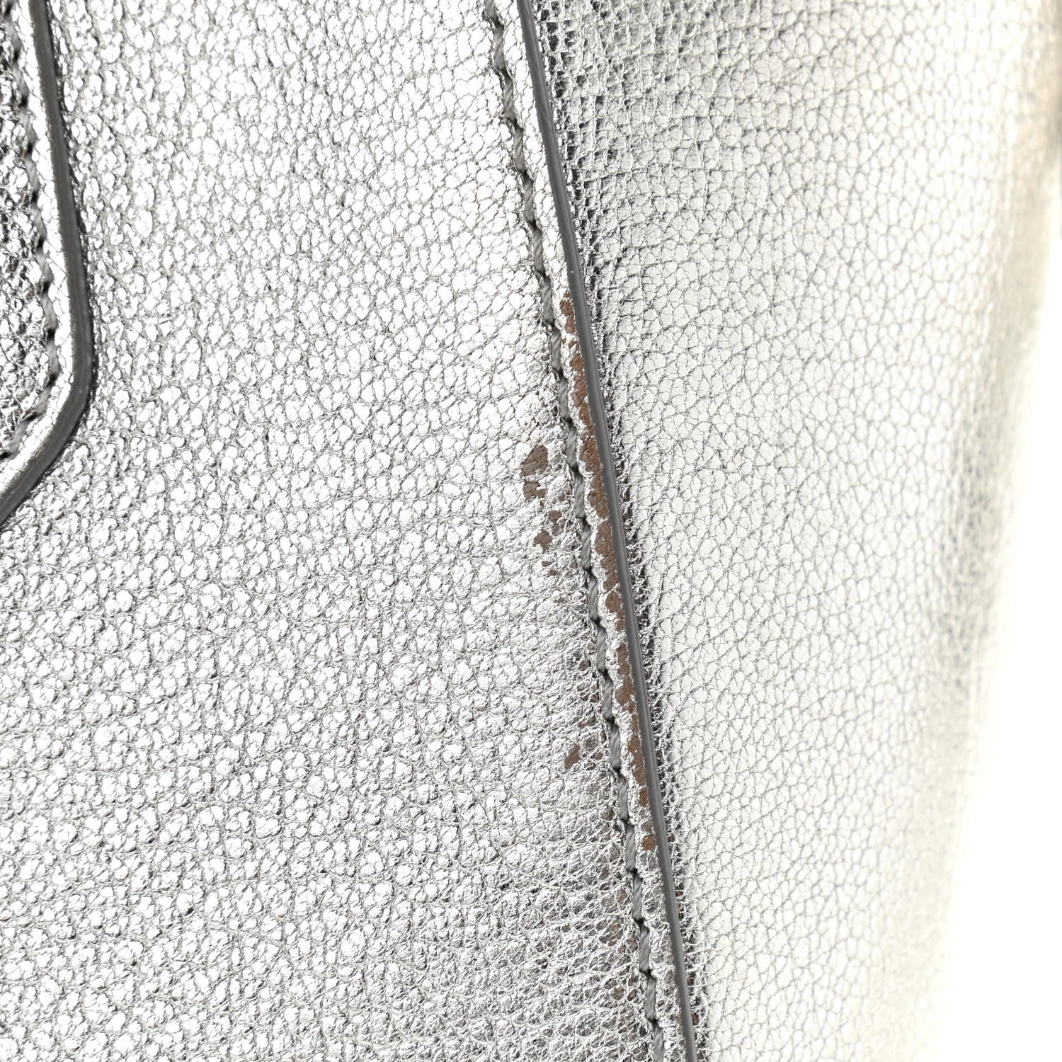 Givenchy Metallic Sugar Goatskin Small Antigona Silver 9 of 18