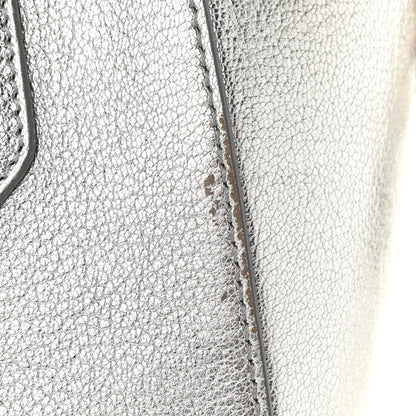Givenchy Metallic Sugar Goatskin Small Antigona Silver 9 of 18