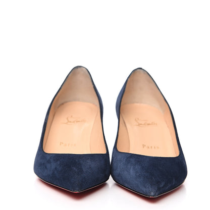 Christian Louboutin Veau Velours Pipina 55 Wedges 38.5 Night 2 of 10
