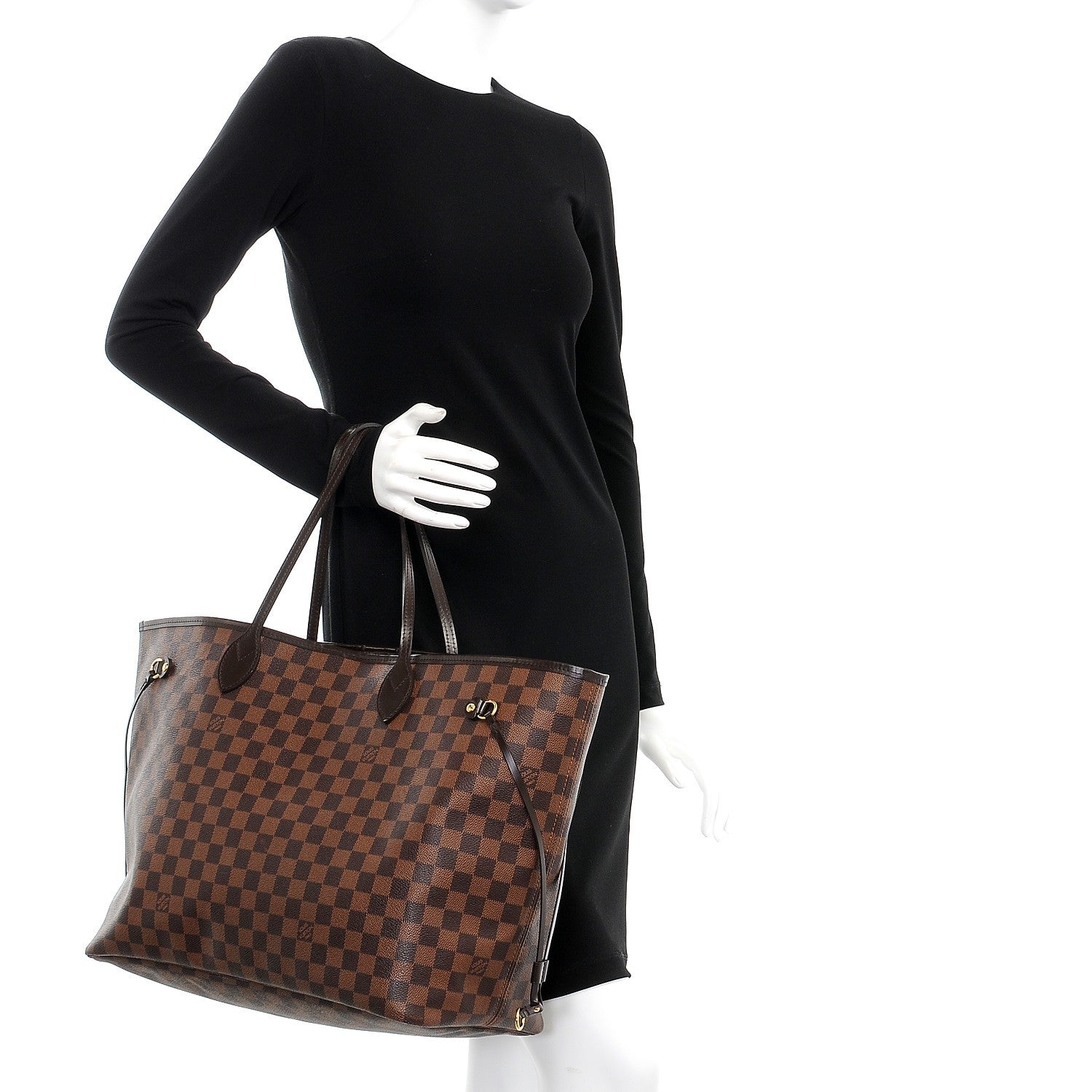 Louis Vuitton Damier Ebene Neverfull GM 2 of 8