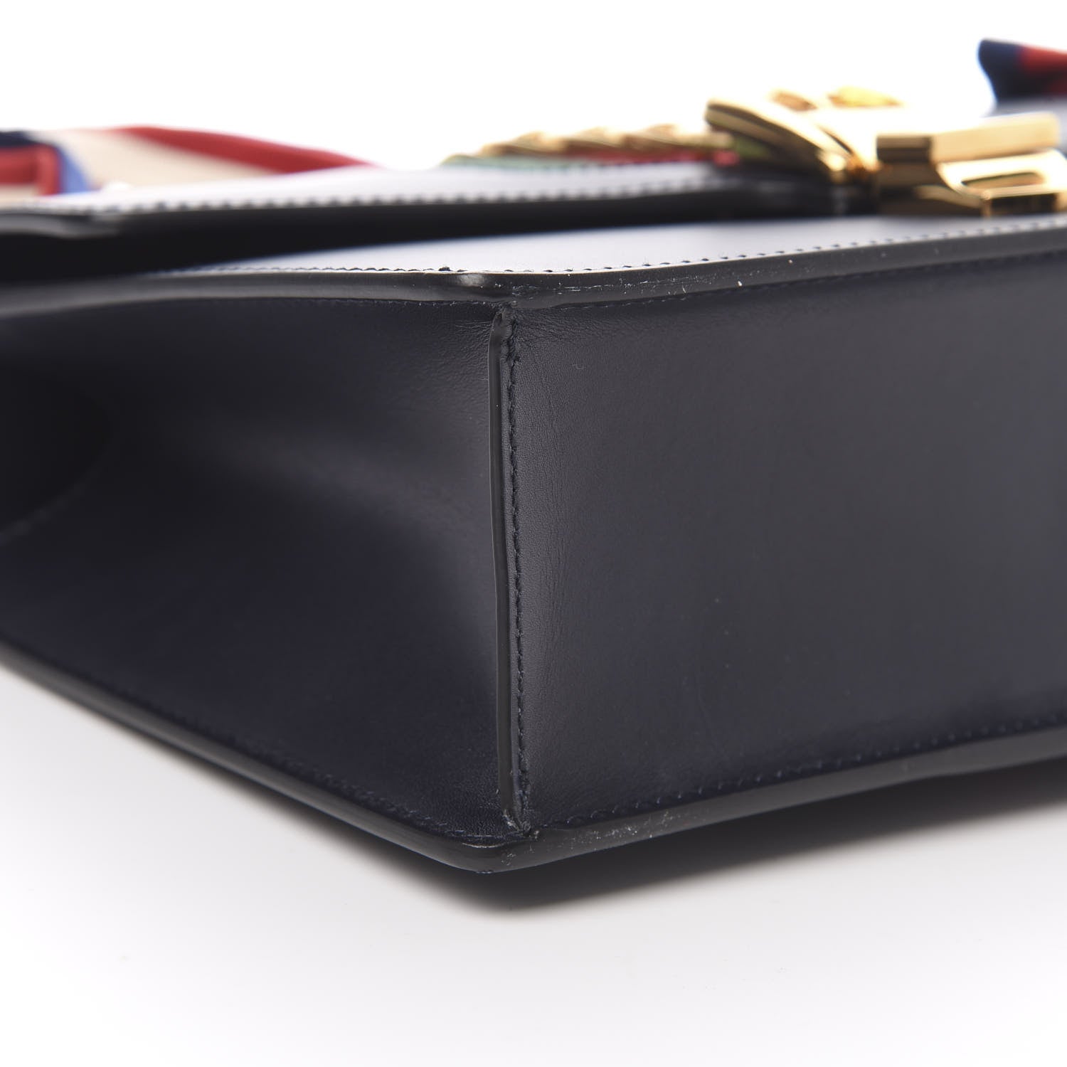 Gucci Calfskin Small Sylvie Shoulder Bag Black 11 of 13