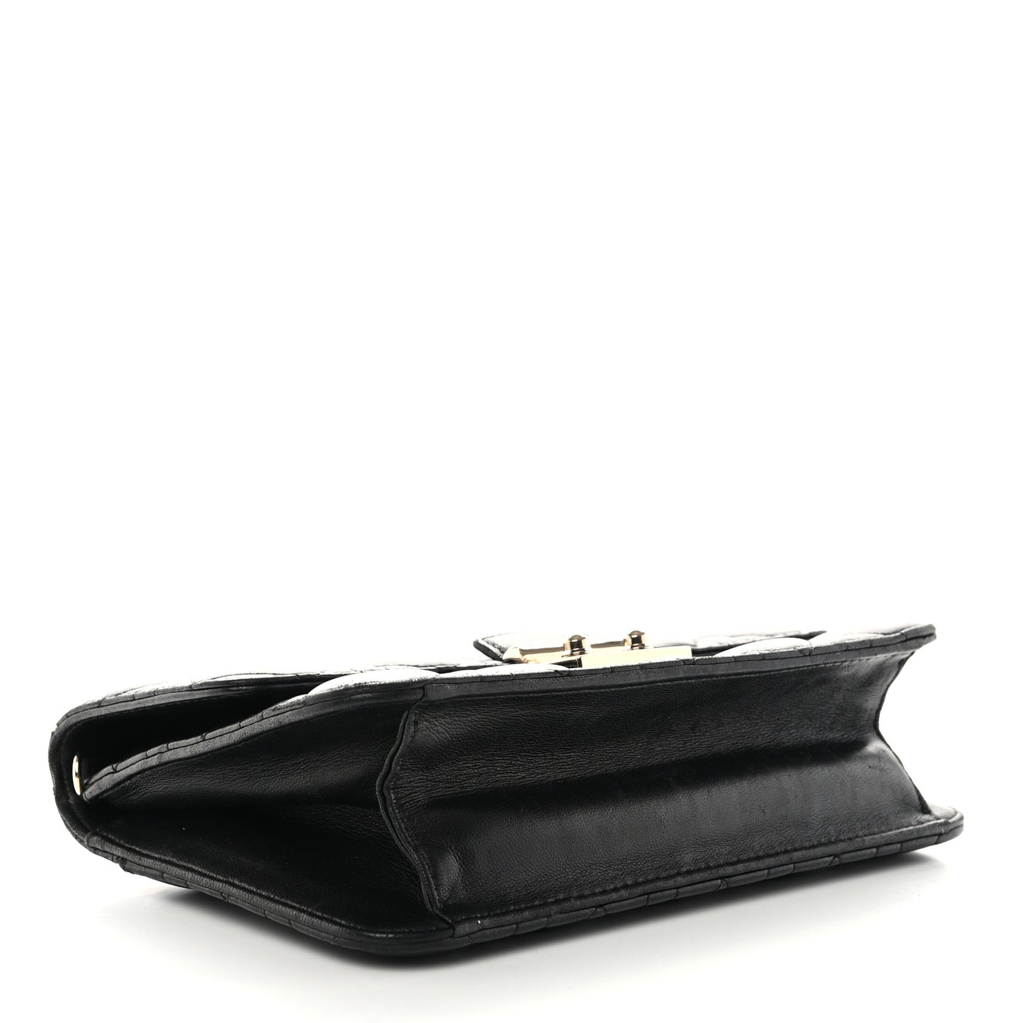 Lambskin Cannage Miss Dior Promenade Pouch Black