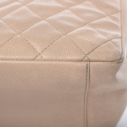 Chanel Caviar Quilted Grand Shopping Tote GST Beige Clair 18 of 27