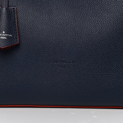 Louis Vuitton Calfskin Lockme Go Tote Marine Rouge 9 of 12