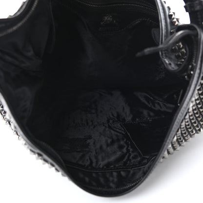 Burberry Calfskin Studded Hoxton Hobo Black 4 of 4