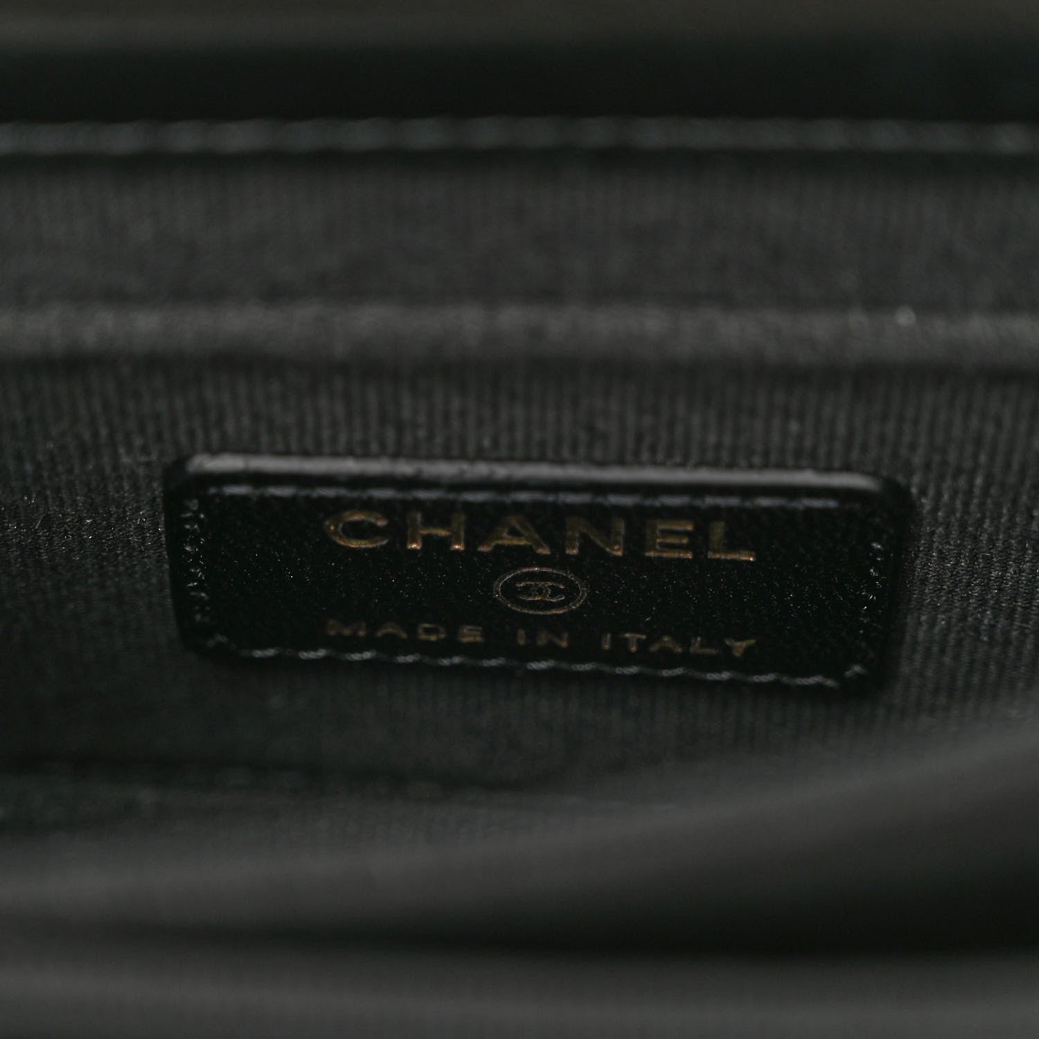 Chanel Lambskin Quilted Top Handle Flap Clutch With Chain Black 6 of 10
