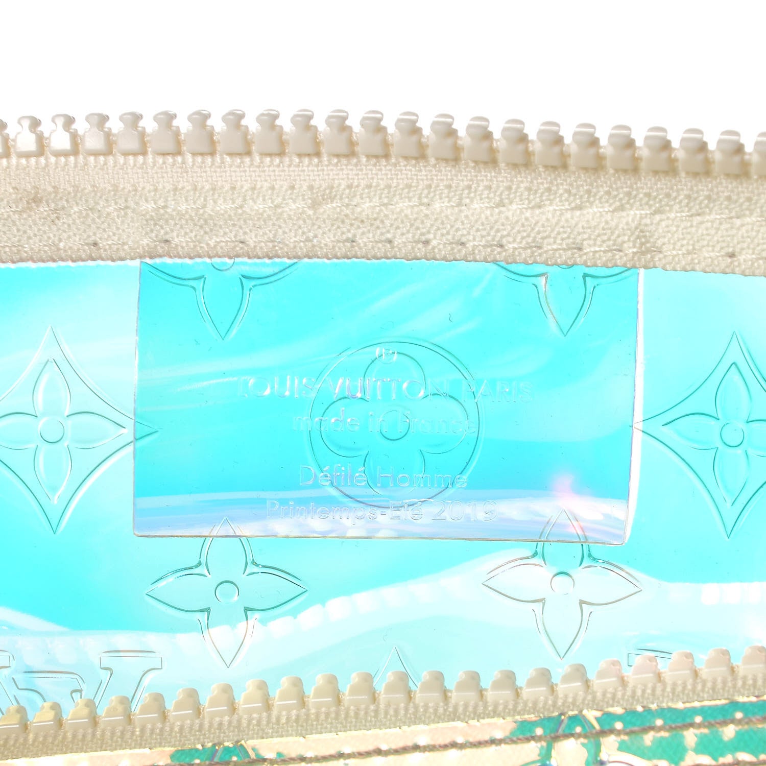 Louis Vuitton PVC Monogram Keepall Bandouliere 50 Iridescent Prism 6 of 8