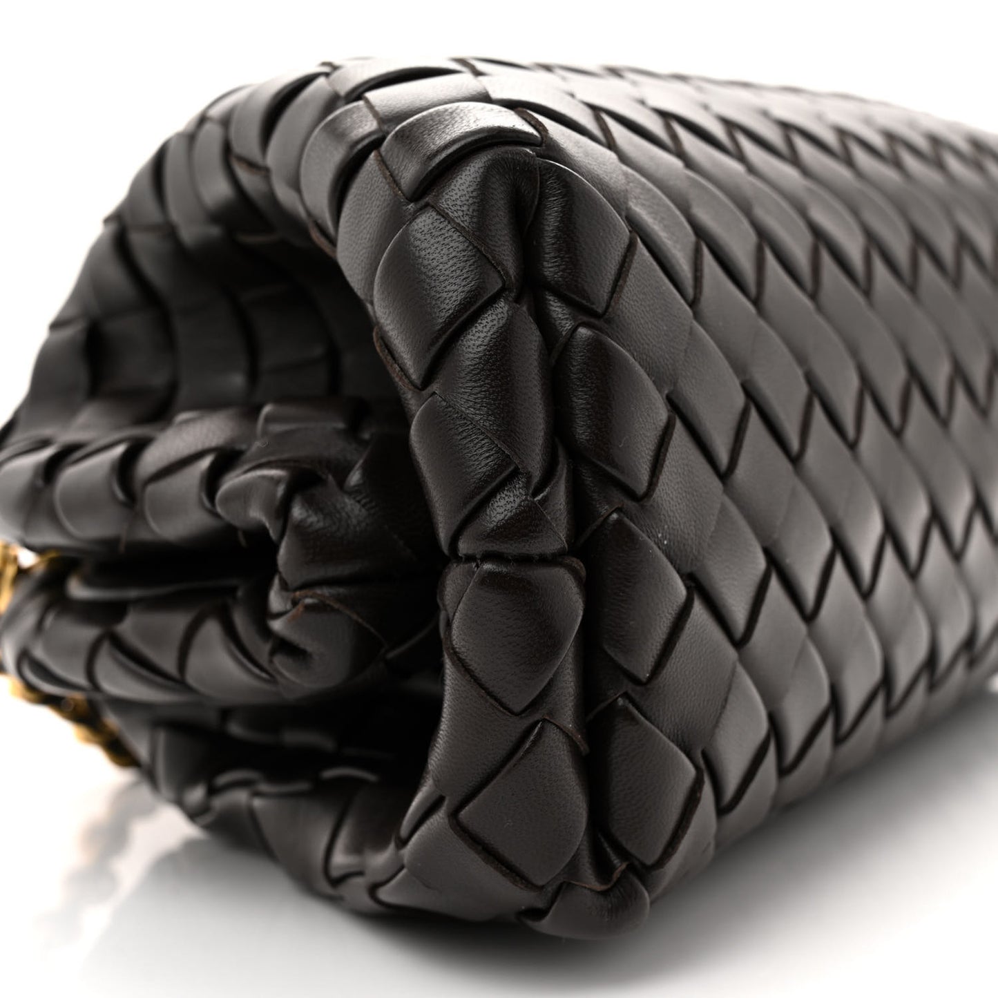 Nappa Intrecciato Teen The Lauren 1980 Clutch With Chain Fondant