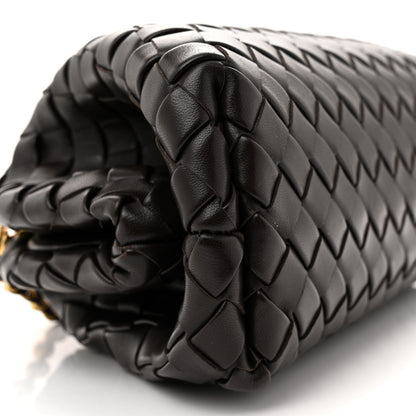 Bottega Veneta Nappa Intrecciato Teen The Lauren 1980 Clutch With Chain Fondant 8 of 10