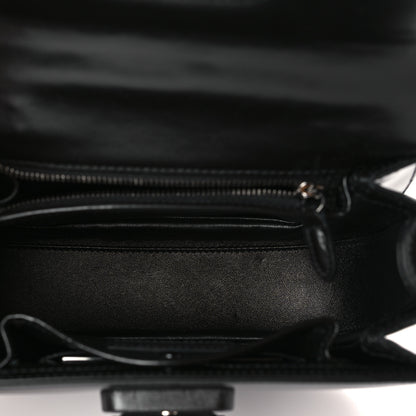 Gucci Boarded Dyana Lux Calfskin Web Monochrome Small Bamboo 1947 Top Handle Bag Black 5 of 10