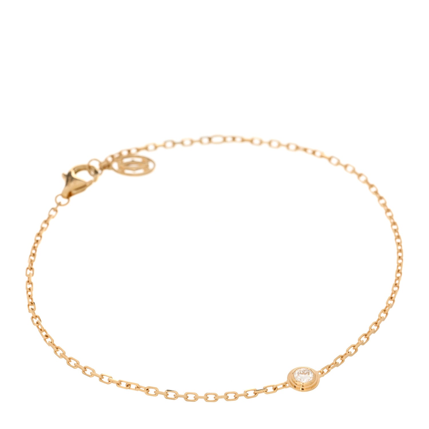 Cartier 18K Yellow Gold Diamond D'Amour Bracelet 1 of 3