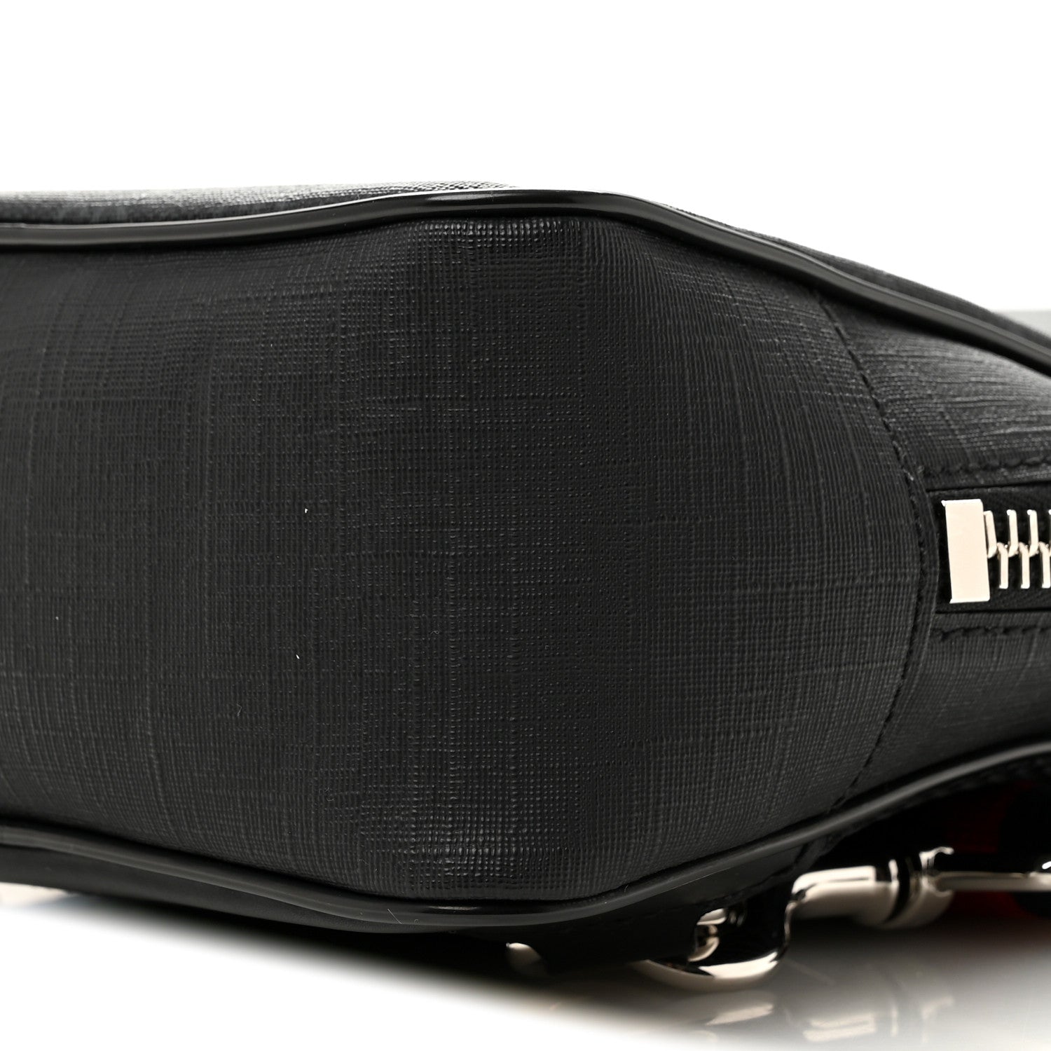 Gucci GG Supreme Monogram Web Belt Bag Black Grey 10 of 10