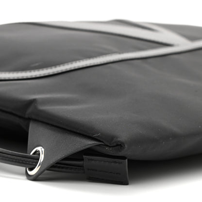 Valentino Garavani Nylon VLogo Drawstring Backpack Black 9 of 12