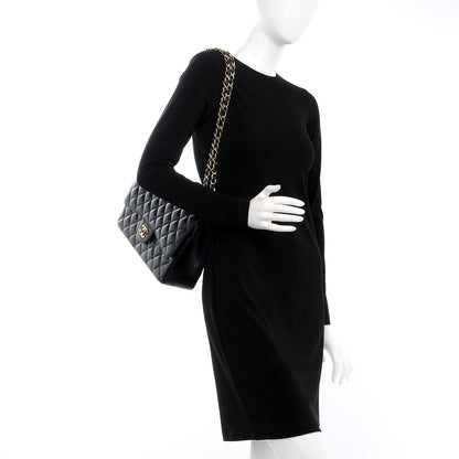 Chanel Caviar Quilted Jumbo Double Flap Black 3 of 8