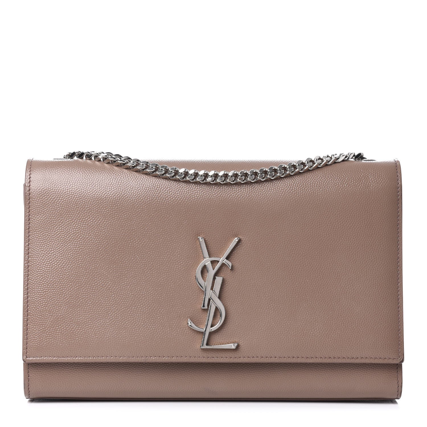 Saint Laurent Grain De Poudre Medium Monogram Kate Satchel Fard 1 of 9