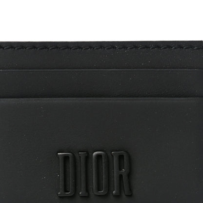 Christian Dior Calfskin D-Fence Card Holder Black 7 of 10