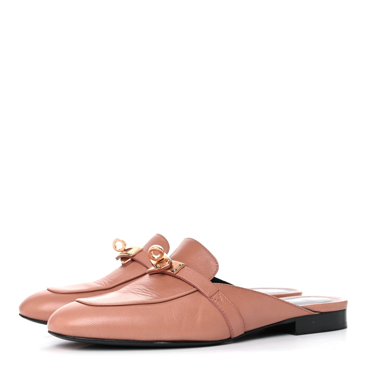 Goatskin Oz Mules 35.5 Rose Aube