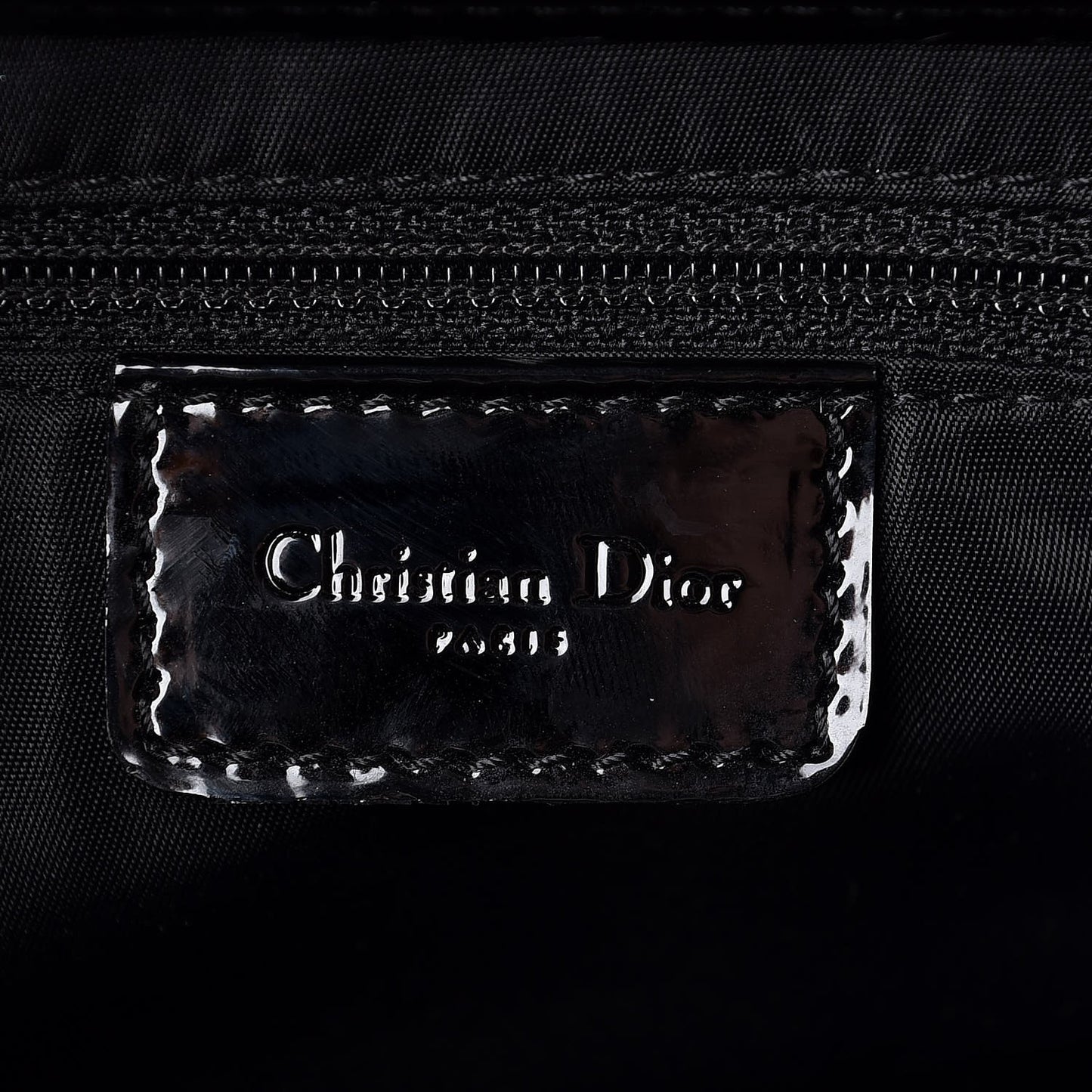 Monogram Saddle Bag Black