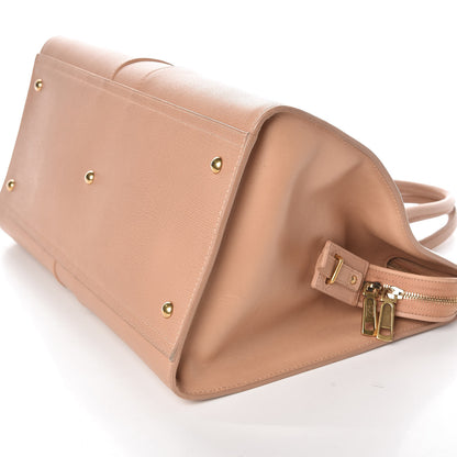 Saint Laurent Textured Calfskin Large Cabas ChYc Beige 6 of 12