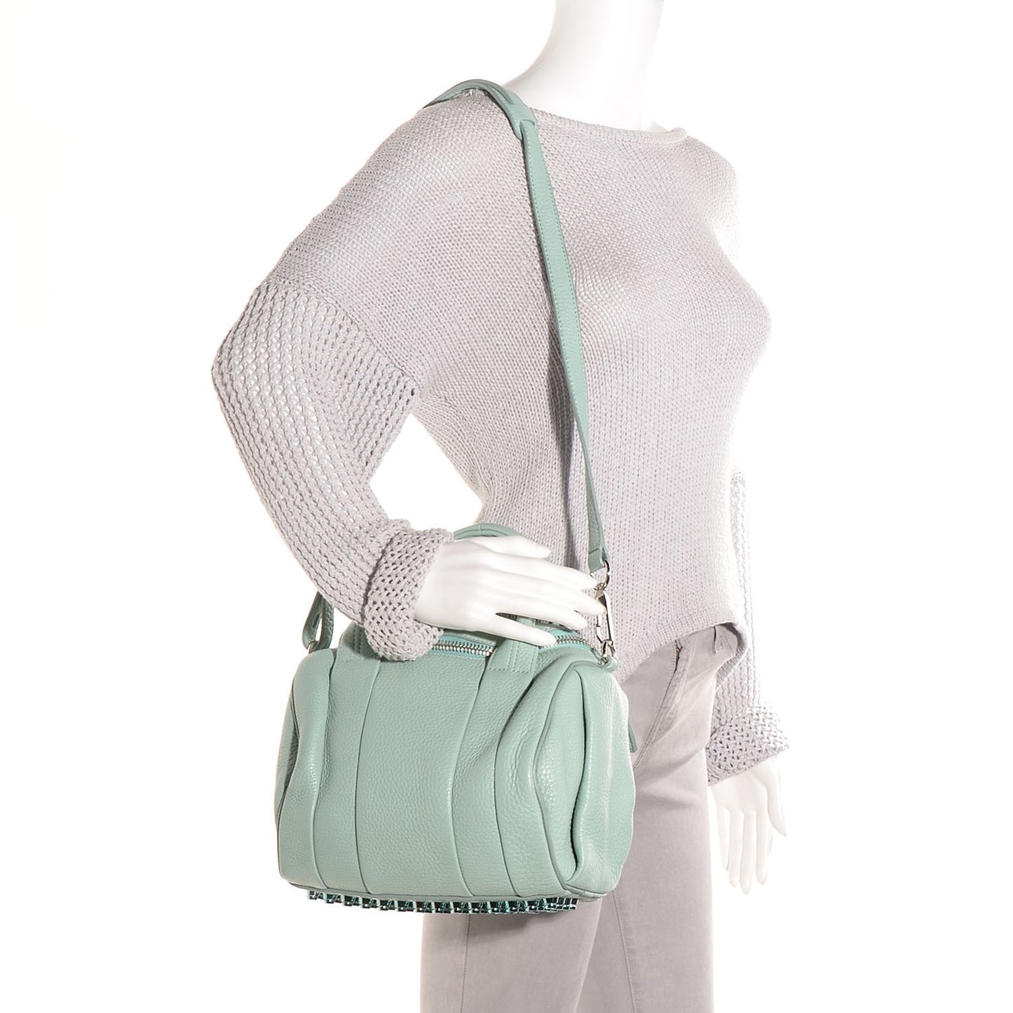 Pebbled Calfskin Rockie Peppermint