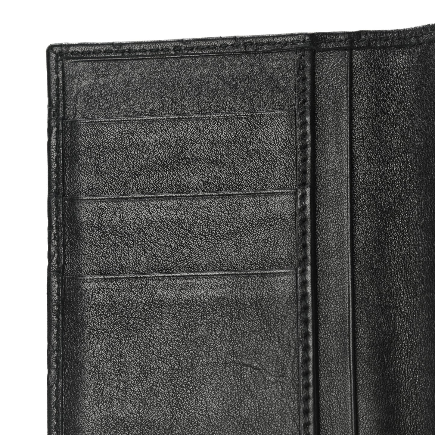Guccissima Passport Case Black