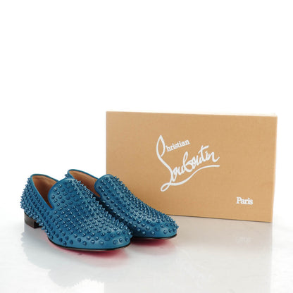 Christian Louboutin Mens Calfskin Rollerboy Spikes Flat Loafers 42.5 Turquin 7 of 7