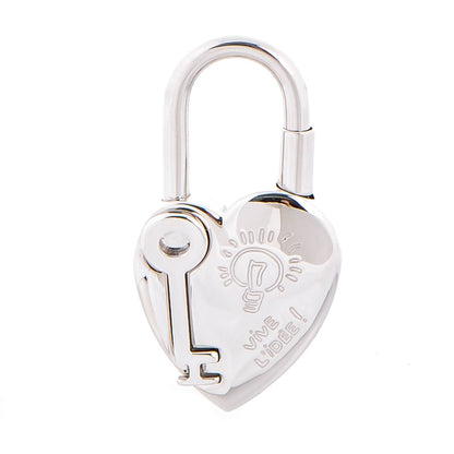 Hermes Palladium Annee De La Fantaisie Heart Cadena Lock 1 of 4
