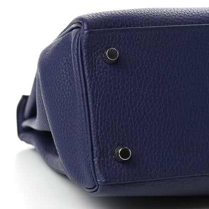Hermes Togo Kelly Retourne 28 Bleu Encre 9 of 12