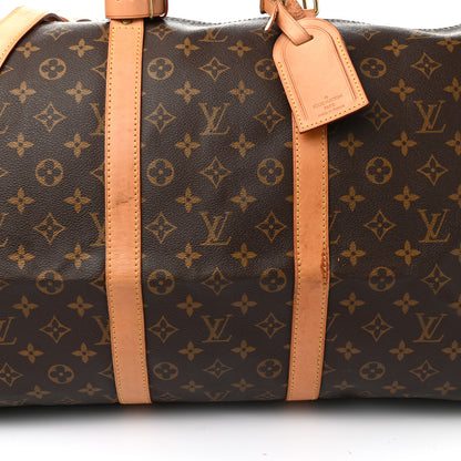 Louis Vuitton Monogram Keepall Bandouliere 55 11 of 14