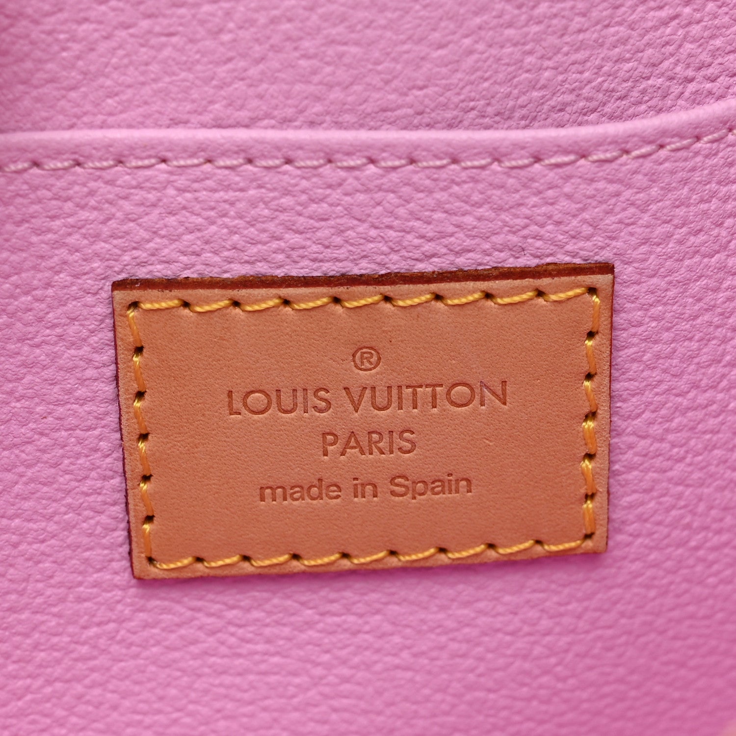 Louis Vuitton Monogram Multicolor Cosmetic Pouch White Litchi 6 of 6