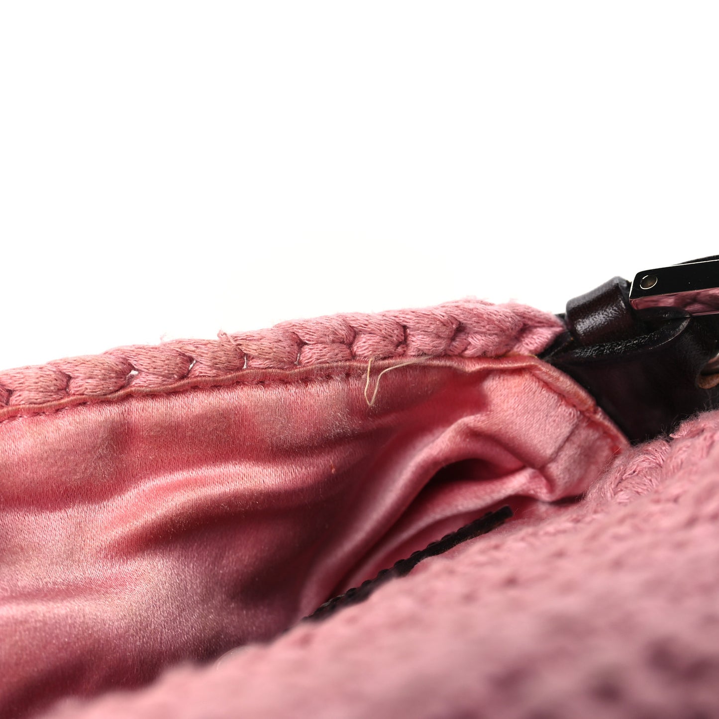 Woven Knit Baguette Pink