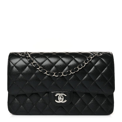 Chanel Caviar Quilted Medium Double Flap Black 1 of 9